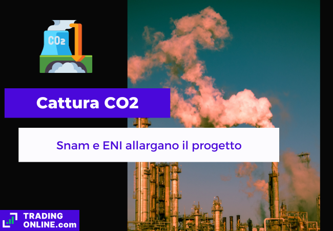 presentazione della notizia su allargamento del progetto di cattura del carbonio di Snam e ENI