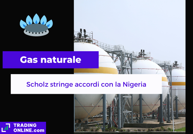 presentazione della notizia su accordo per gas naturale tra Germania e Nigeria