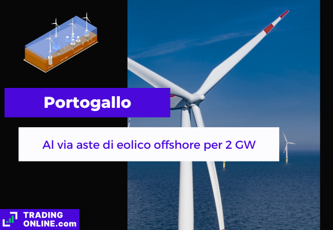 presentazione della notizia su aste di eolico offshore in Portogallo
