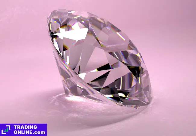 foto di un diamante