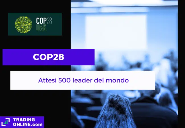 presentazione della notizia sulla partecipazione dei capi di Stato al COP28