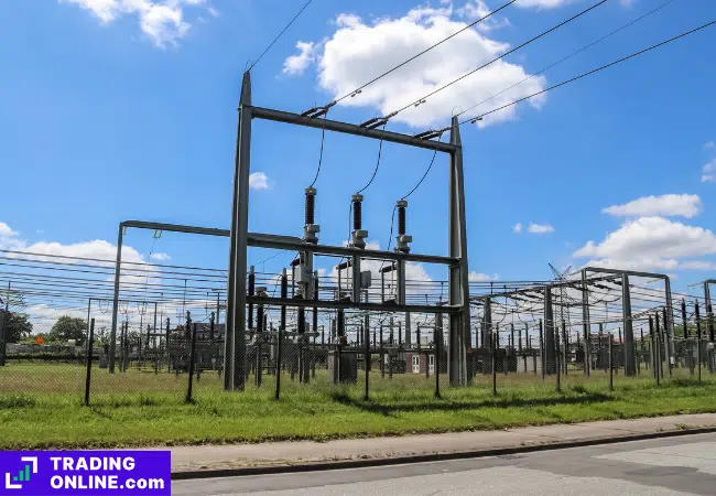 foto di una centrale di distribuzione locale dell'energia elettrica