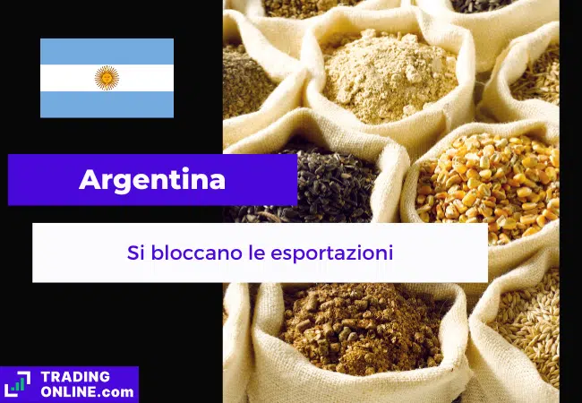 presentazione della notizia su blocco export commodities argentina
