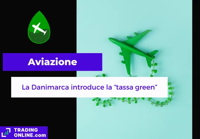 presentazione della notizia su Danimarca che introduce tassa green sui biglietti aerei