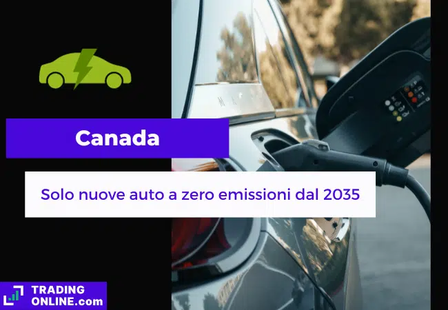 presentazione della notizia su passaggio ad auto a zero emissioni in Canada dal 2035