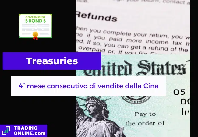 presentazione della notizia su vendite di bond americani da parte di investitori cinesi