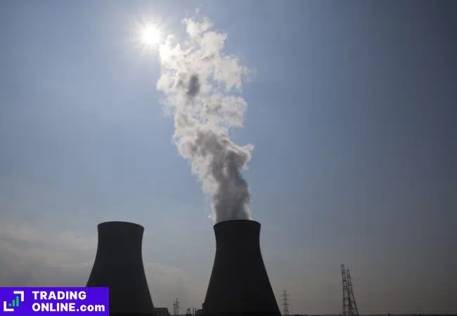 foto di una centrale nucleare