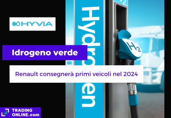 presentazione della notizia su Renault che inizierà a consegnare veicoli a idrogeno verde nel 2024