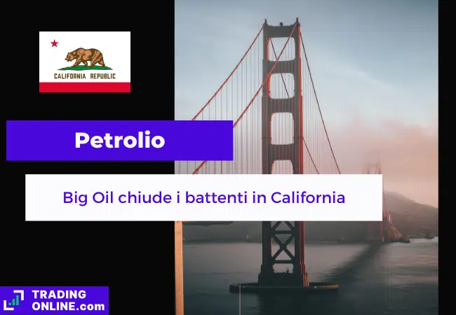 presentazione della notizia su Big Oil che lascia la California