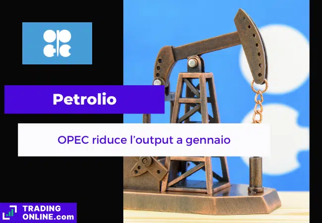 presentazione della notizia su produzione OPEC a gennaio 2024