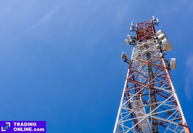 foto di una torre di telecomunicazioni