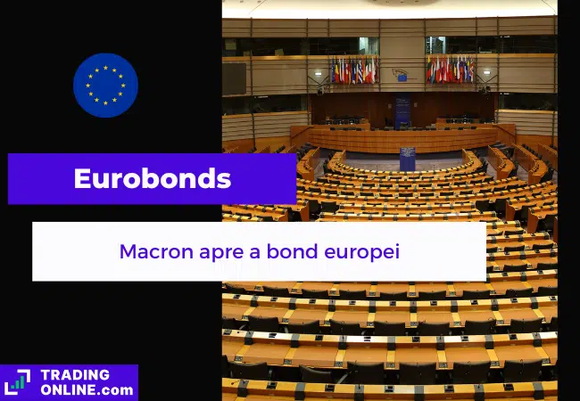 presentazione della notizia su Macron che apre a Eurobonds