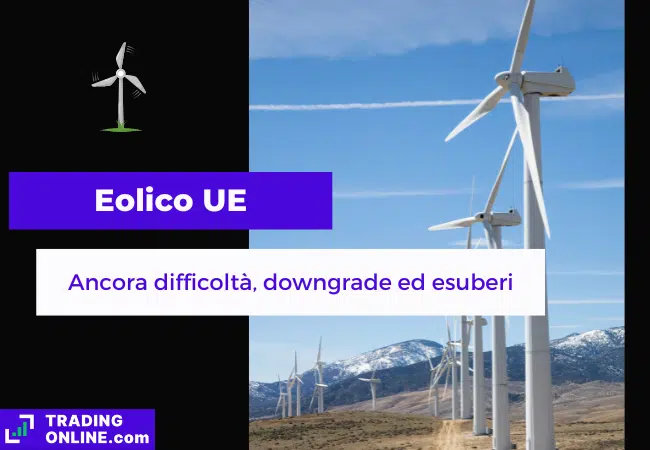 presentazione della notizia su crisi del settore eolico in Europa