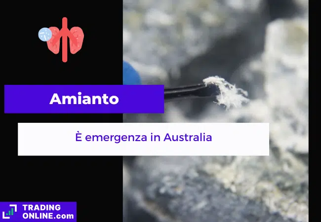 presentazione della notizia su emergenza di amianto in Australia