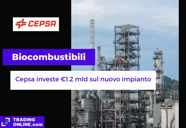 presentazione della notizia su Cepsa che investe 1,2 mld di euro in impianto per biocombustibile