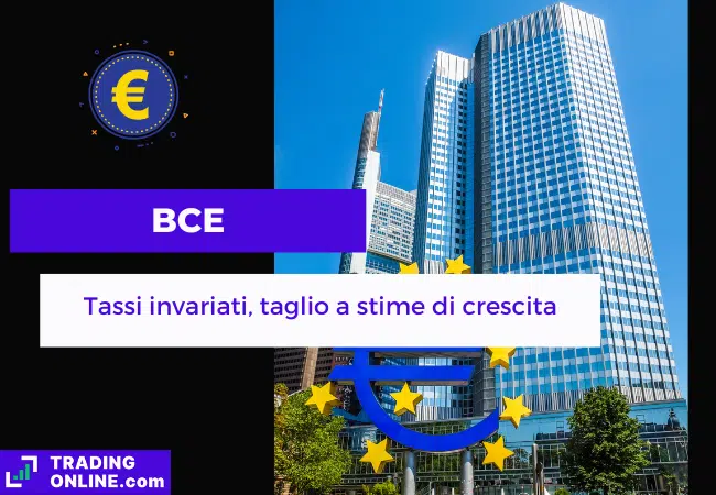 presentazione della notizia su BCE che non tocca i tassi d'interesse