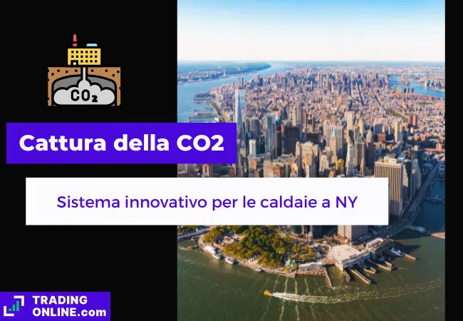 presentazione della notizia su nuovo sistema per cattura della CO2 in un grattacielo di New York