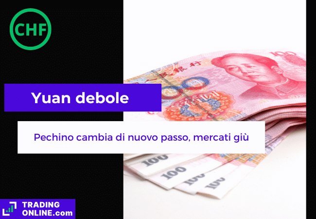 Yuan ancora debole