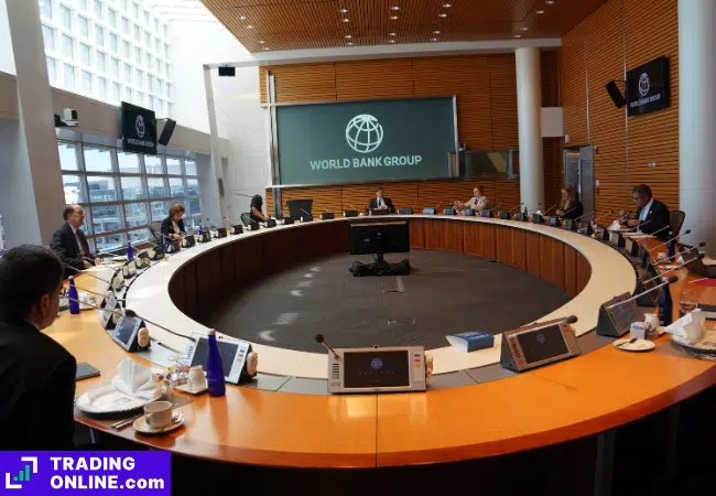 foto di una riunione della Banca Mondiale