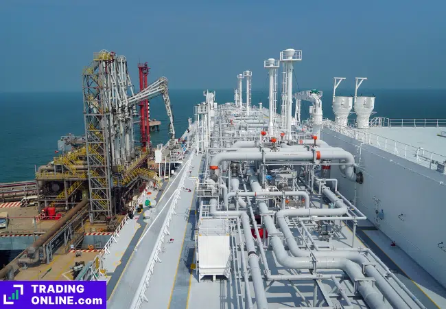 foto di un terminal offshore per il gas naturale liquefatto