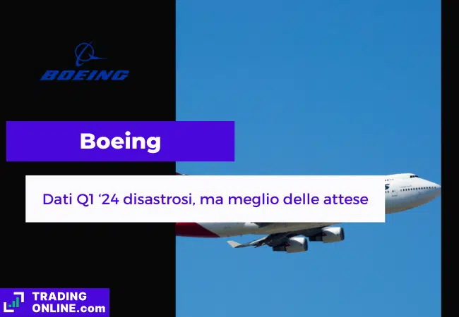 presentazione della notizia su dati primo trimestre Boeing