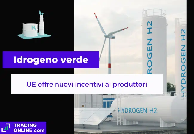 presentazione della notizia su UE che offrirà nuovi incentivi ai produttori di idrogeno, ammoniaca e acciaio verde