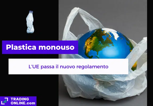 presentazione della notizia su accordo europeo per la plastica monouso