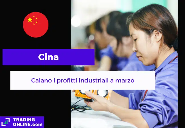 presentazione della notizia su profitti delle imprese manifatturiere cinesi nel Q1 2024