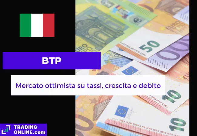 presentazione della notizia su performance positiva dei BTP dopo previsioni su crescita e indebitamento italiano