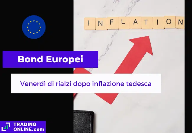 presentazione della notizia su rally dei bond europei dopo dati su inflazione tedesca
