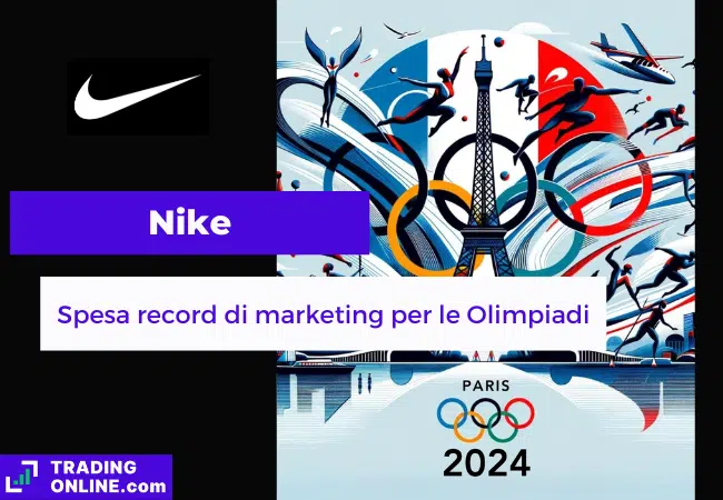 presentazione della notizia su Nike che spenderà più che mai in marketing per Parigi 2024