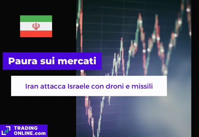 presentazione della notizia su attesa dei mercati per risposta ad attacco iraniano su Israele