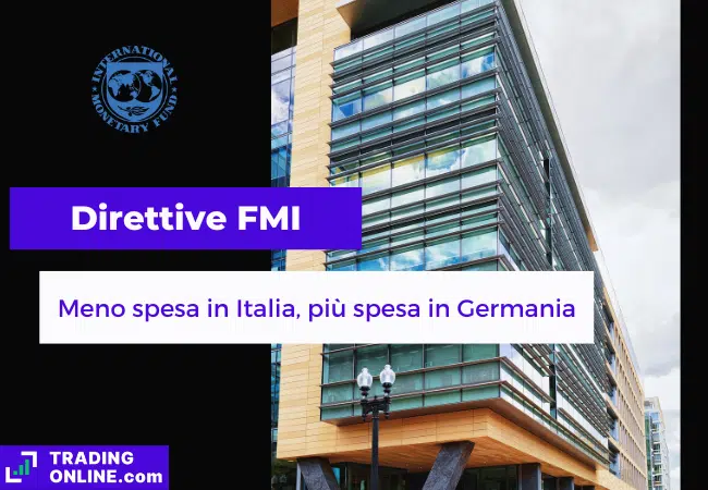 presentazione della notizia su FMI che chiede all'Italia di spendere di meno