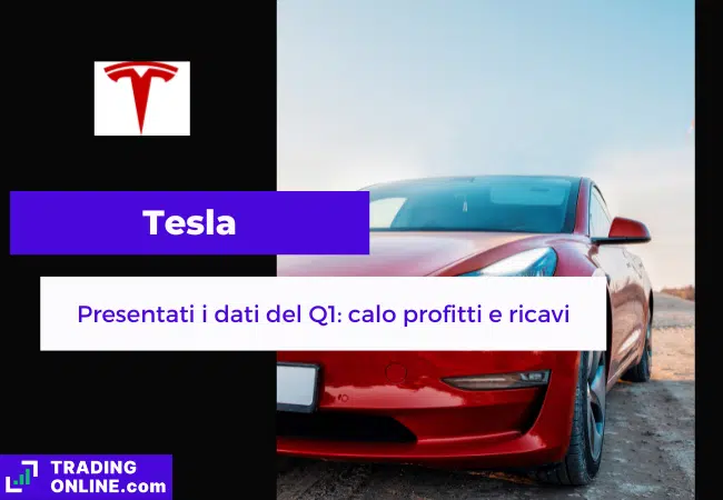presentazione della notizia su dati trimestrali di Tesla