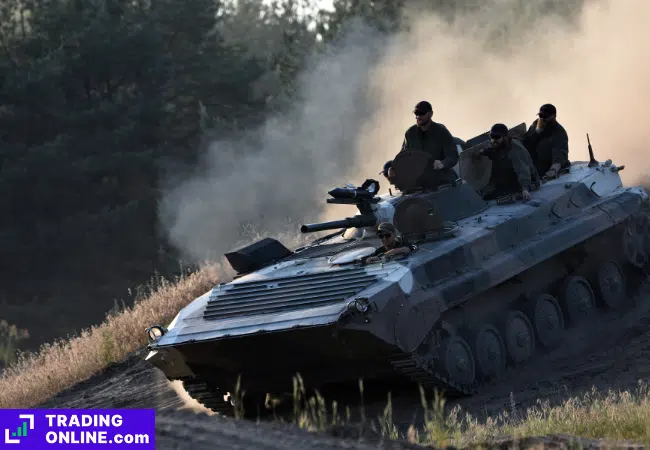 foto di un veicolo corazzato in Ucraina