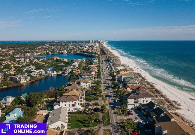 foto di una spiaggia in Florida