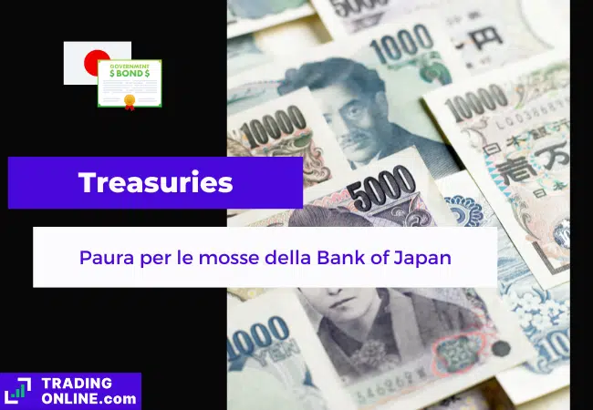 presentazione della notizia su paura per effetti della BoJ sui Treasuries