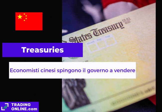 presentazione della notizia su Cina che considera la vendita di Treasuries in massa