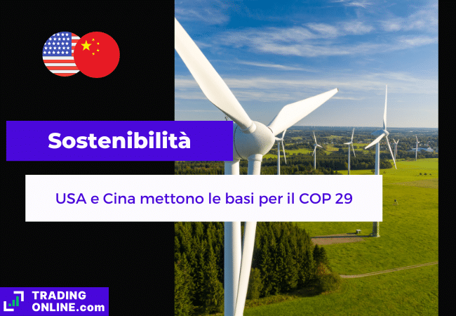 presentazione della notizia su intesa USA-Cina per il cop 29