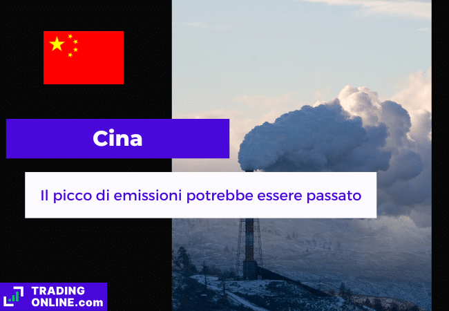 presentazione della notizia su picco di emissioni in Cina che potrebbe ormai essere passato