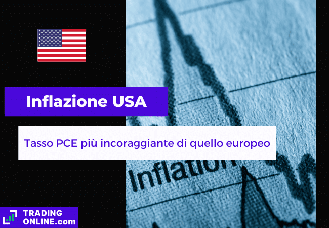 presentazione della notizia su nuovi dati americani sull'indice PCE