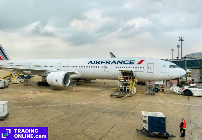 foto di un aereo di Air France