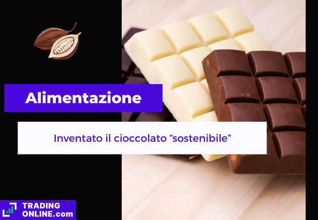 presentazione della notizia su invenzione del cioccolato sostenibile