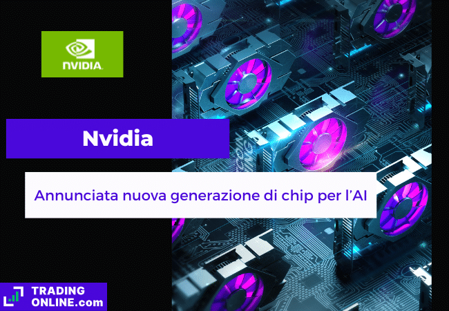 presentazione della notizia su Nvidia che annuncia nuova generazione di chip per l'AI