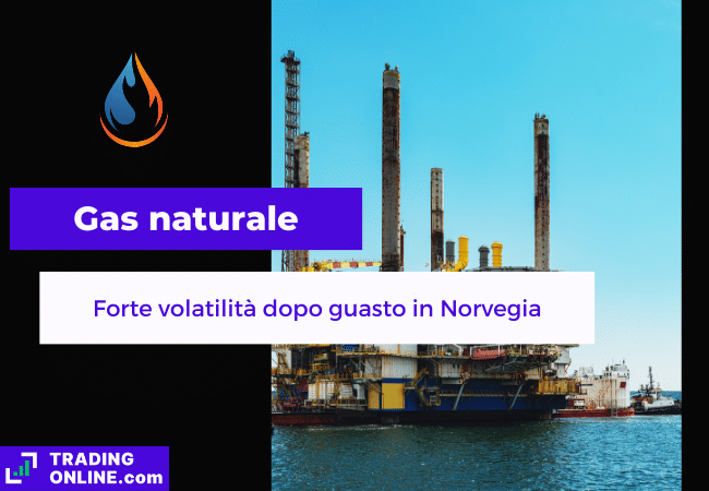 presentazione della notizia su guasto in un grande impianto offshore di gas naturale in Norvegia