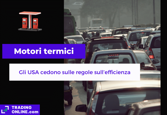 presentazione della notizia su USA che abbassano i limiti sulle emissioni di CO2 dei veicoli a motore termico