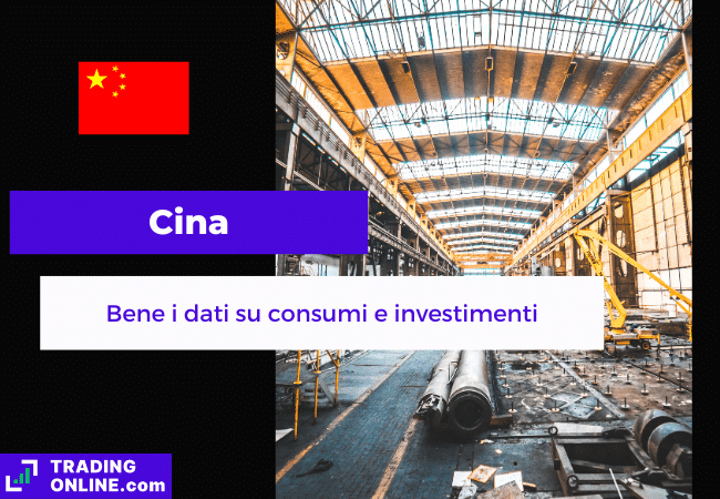 presentazione della notizia su dati su consumi e produzione industriale in Cina