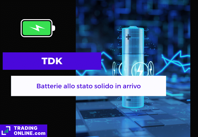 presentazione della notizia su TDK pronta per le batterie allo  stato solido