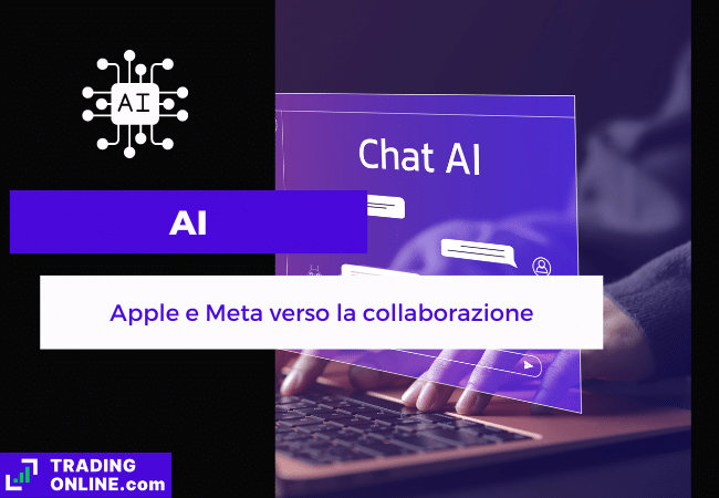 presentazione della notizia su Apple e Meta verso una collaborazione in campo AI