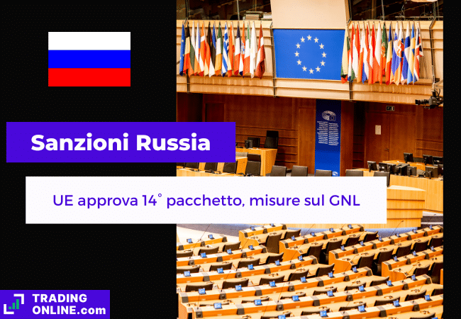 presentazione della notizia su UE che approva 14esimo pacchetto di sanzioni sulla Russia